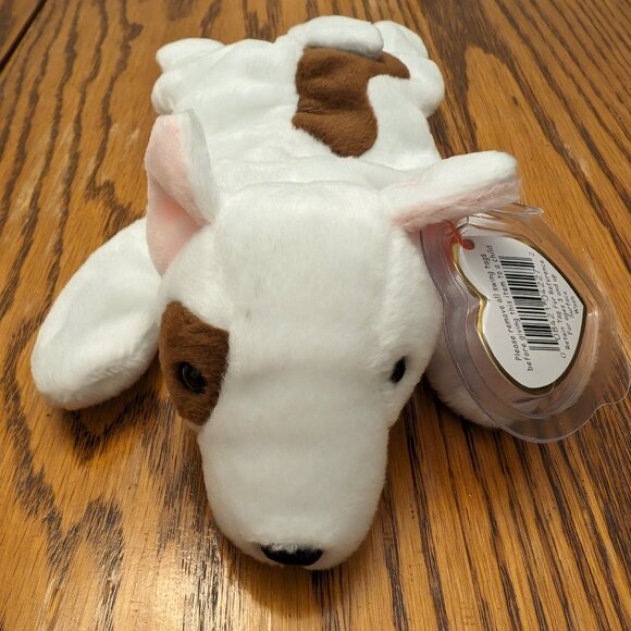 Ty Other - Ty Beanie Baby Butch The Bull Terrier Dog 1999